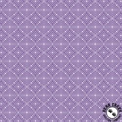Benartex Xanadu Diamond Circles Purple