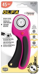 Olfa Splash 45mm Ergonomic Rotary Cutter - Magenta Olfa Splash 45mm Ergonomic Rotary Cutter - Magenta