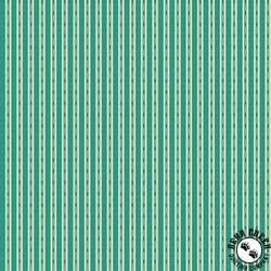 Riley Blake Designs Stitcher's Flannel Ticking Teal