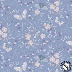 Lewis and Irene Fabrics Evenfall Dark Periwinkle Lewis and Irene Fabrics Evenfall Dark Periwinkle