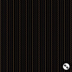 Andover Fabrics Espresso Geo Stripe Black