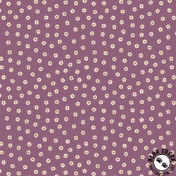 Lewis and Irene Fabrics Isabella Bramley Floral on Blackberry Lewis and Irene Fabrics Isabella Bramley Floral on Blackberry