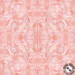 P&B Textiles Kaleidoscope 108 Inch Wide Backing Fabric Coral P&B Textiles Kaleidoscope 108 Inch Wide Backing Fabric Coral