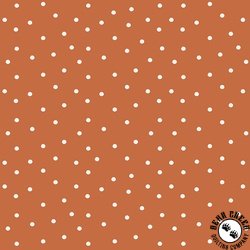 Riley Blake Designs Sunflower Whispers Dots Pumpkin