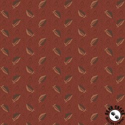 Windham Fabrics Garden Tale Floating Leaf Ruby Windham Fabrics Garden Tale Floating Leaf Ruby