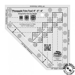 Creative Grids Pineapple Trim Tool Mini 4/5/6 Inch Finished Blocks