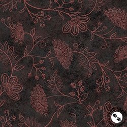 Maywood Studio Operetta Flowering Vines Black/Pink Maywood Studio Operetta Flowering Vines Black/Pink