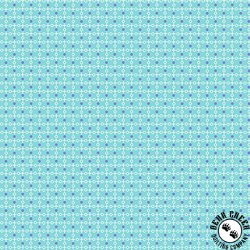 Andover Fabrics Plain and Simple Tic Tac Toe Aqua