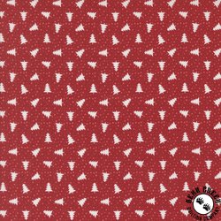 Moda Berry And Pine Little Trees Cranberry Moda Berry And Pine Little Trees Cranberry