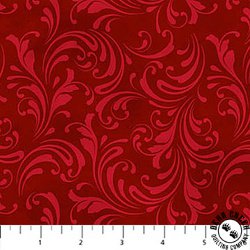 Northcott St. Nicholas Scroll Dark Red