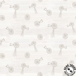 Riley Blake Designs Spring Barn Quilts Windmills Parchment