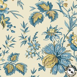Andover Fabrics Beach House 108 Inch Wide Backing Fabric Ariel Blue