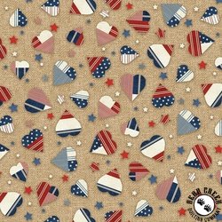 P&B Textiles Love and Glory Burlap Heart Toss Tan P&B Textiles Love and Glory Burlap Heart Toss Tan