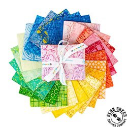 Expressions Batiks Sorbet and Sundaes Fat Quarter Bundle by Riley Blake Designs