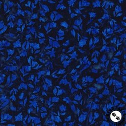 Riley Blake Designs Expressions Batiks A Nod to Mod Pressed Flowers Moody Blues