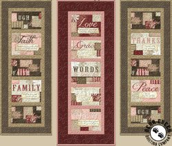 Words To Live By Free Pattern by Wilmington Prints