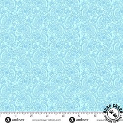 Andover Fabrics Thousand Steps Seaweed Seaglass