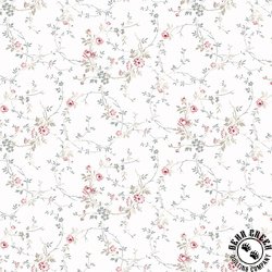 Clothworks Audrey Dainty Vine White Clothworks Audrey Dainty Vine White