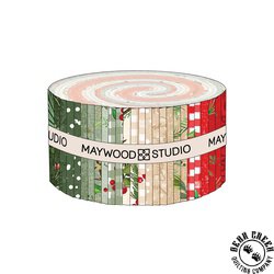 Winter Wreaths Strip Roll by Maywood Studio