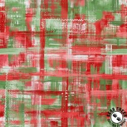 Maywood Studio Colorfield 108 Inch Wide Backing Fabric Red/Green