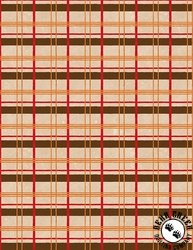 Wilmington Prints Gnome-kin Patch Plaid Cream