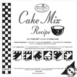 Miss Rosie's Quilt Co. Cake Mix Recipe 2 Foundation Paper