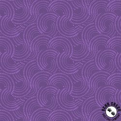 P&B Textiles Whimsy II Allover Suns Dark Purple