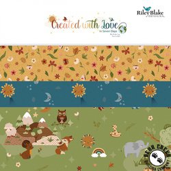 Created with Love Fat Quarter Bundle by Riley Blake Designs