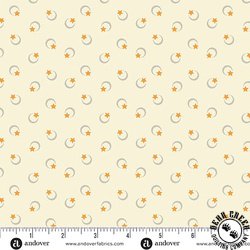 Andover Fabrics Midnight Moon Celestial Cream