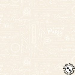Riley Blake Designs Elegant Essentials Text Cream/Pearl Riley Blake Designs Elegant Essentials Text Cream/Pearl