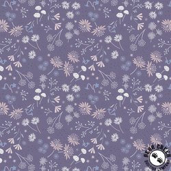 Lewis and Irene Fabrics Evenfall Night Garden Deep Purple Lewis and Irene Fabrics Evenfall Night Garden Deep Purple