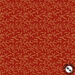 Andover Fabrics Autumn Woods Wildfern Red Andover Fabrics Autumn Woods Wildfern Red