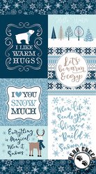 Riley Blake Designs Winter Magic Warm Hugs Panel