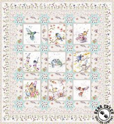 Flowers and Feathers Free Quilt and Pillow Pattern