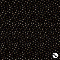 Andover Fabrics Espresso Split Beans Black