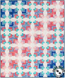 Watercolor Blossoms Waves Free Quilt Pattern