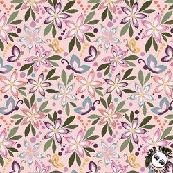 Riley Blake Designs Juju's Petals Main Pink Riley Blake Designs Juju's Petals Main Pink