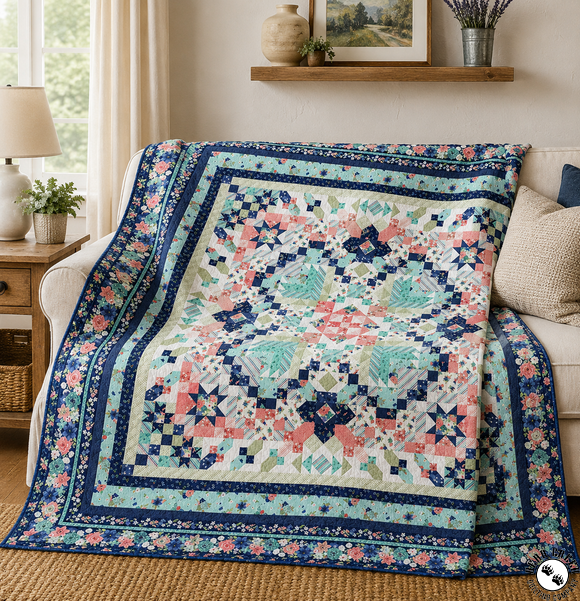 OY LOGO SHIRRING PADDING(ロゴシャーリングパディング) Darlin' Garden Quilt Kit - REGISTRATION
