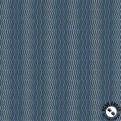 Andover Fabrics High Tide Waves Dark Blue