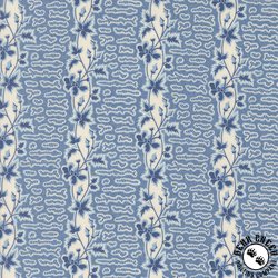 Moda Sally's Stiches Honey Prussian Blue Moda Sally's Stiches Honey Prussian Blue
