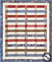 Hold 'em or Fold 'em Western Plaid Free Wall Quilt Pattern by Maywood Studio