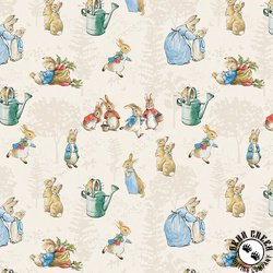 Riley Blake Designs The Tale of Peter Rabbit Main Cream