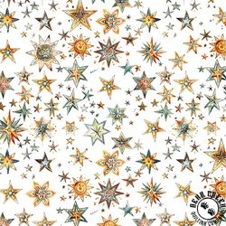 QT Fabrics Bohemian Sunrise 108 Inch Wide Backing Fabric Stars Cream QT Fabrics Bohemian Sunrise 108 Inch Wide Backing Fabric Stars Cream