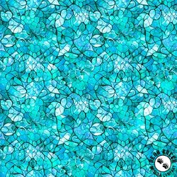QT Fabrics Bohemian Sunrise Celestial Blender Turquoise QT Fabrics Bohemian Sunrise Celestial Blender Turquoise