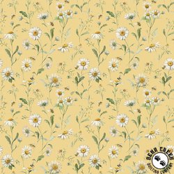 Riley Blake Designs Love Me More Daisies Yellow