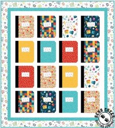 Love Teach Inspire Composition Notebook Free Quilt Pattern