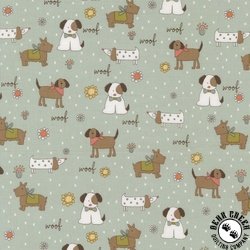 Moda Lucky Puppy Parade Sky Moda Lucky Puppy Parade Sky