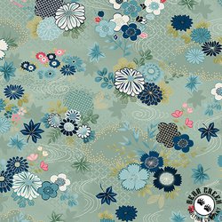 Andover Fabrics Kasumi Harmony Teal