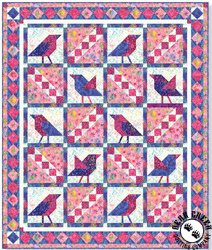 Wildberry Birds of a Feather Free Quilt Pattern