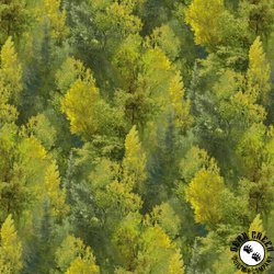 P&B Textiles Autumn Retreat Tree Texture Green P&B Textiles Autumn Retreat Tree Texture Green